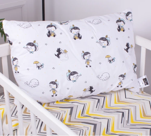 Подушка антиалергенна №3802 Kids Time 18-0003 Pinokio EcoSilk бязь