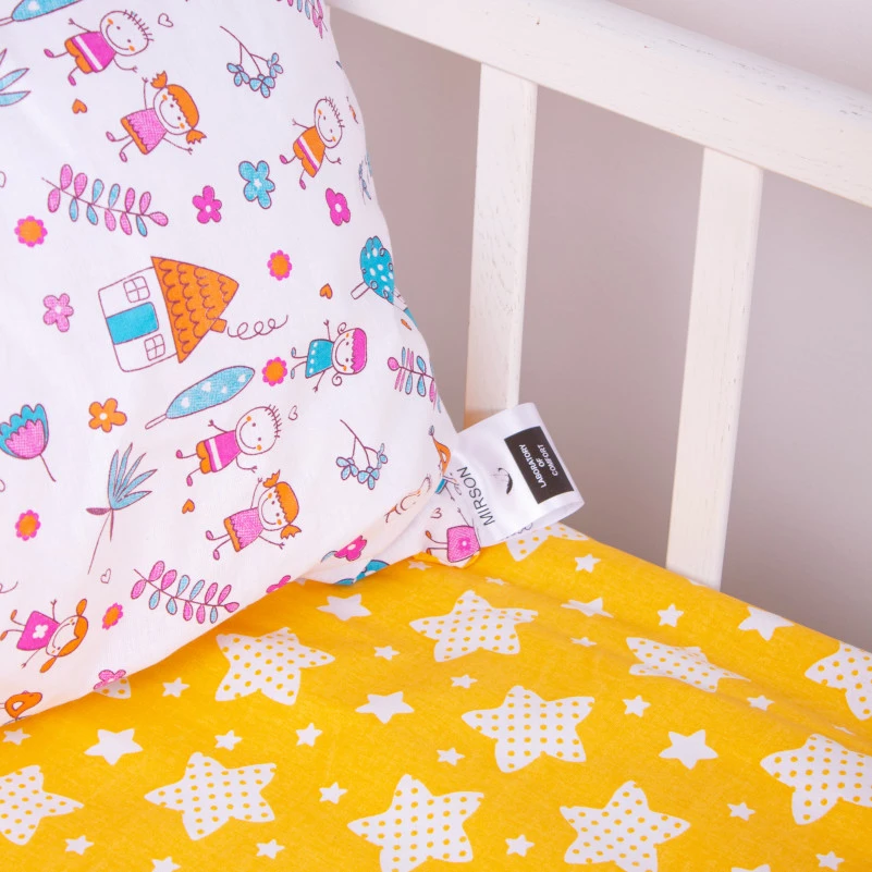 Подушка антиаллергенная №3801 Kids Time 18-0002 Sweet Home EcoSilk бязь (низкая) - 2