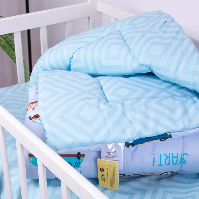 Набор детский зима №3807 Kids Time 18-0008 Bunny Races (EcoSilk) - 3