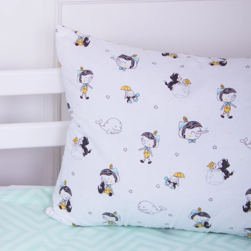 Набір №3821 Kids Time 18-0003 Pinokio (Бавовна) (ковдра + подушка середня) - 17