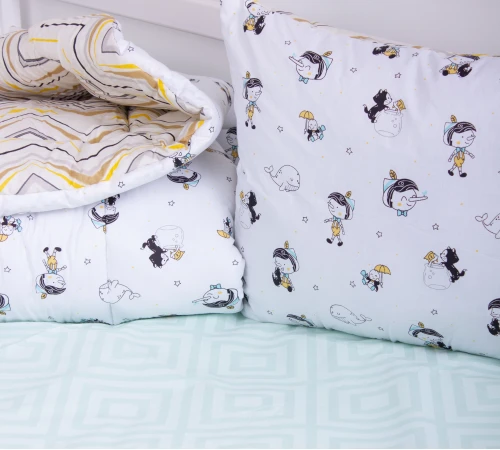 Набор №3821 Kids Time 18-0003 Pinokio (Хлопок) (одеяло + подушка средняя)