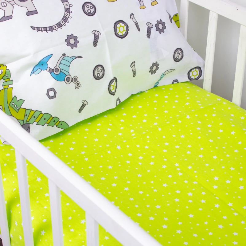 Комплект постільної білизни Бязь Kids Time 17-0576 Dinosaur robot - 6