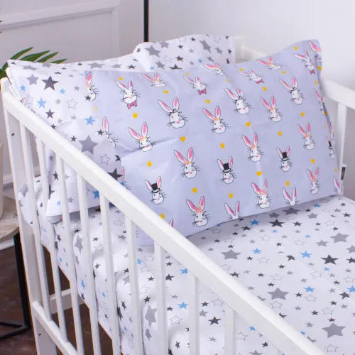 Наволочка Бязь Kids Time 17-0527 Bunnies