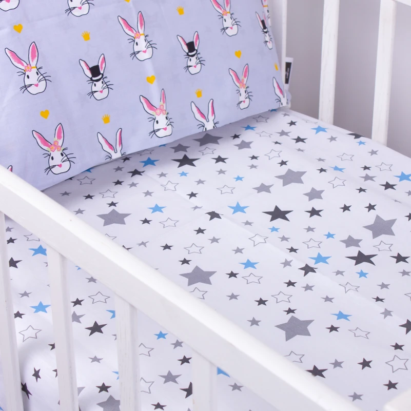 Комплект постільної білизни Бязь Kids Time 17-0527 Bunnies - 2