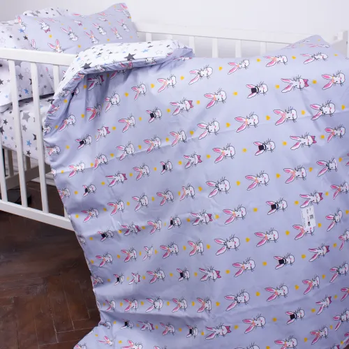 Комплект постельного белья Бязь Kids Time 17-0527 Bunnies - 5