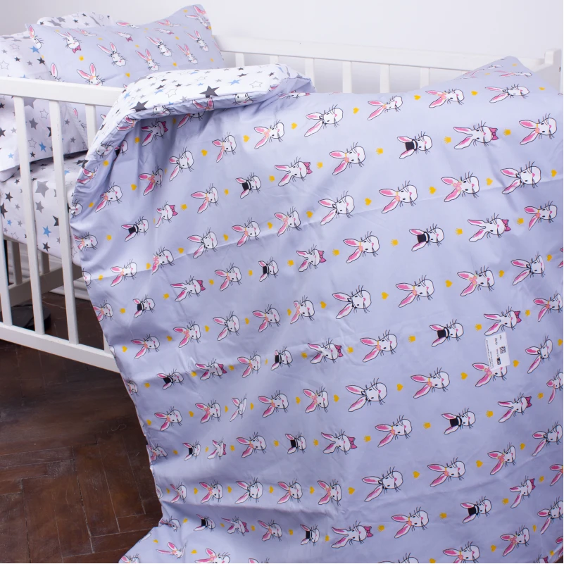 Комплект постільної білизни Бязь Kids Time 17-0527 Bunnies - 4