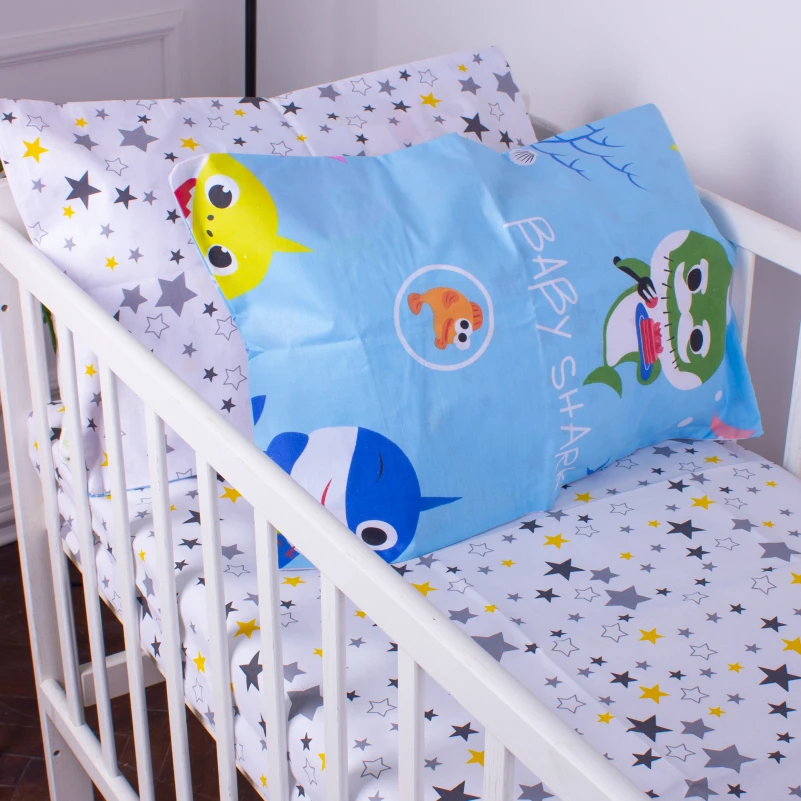 Комплект постільної білизни Бязь Kids Time 17-0522 Sharks are fun - 3