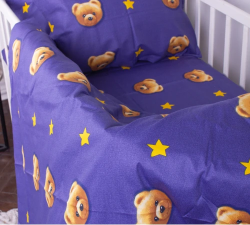 Простынь детская Сатин Kids Time 22-1245 Berry