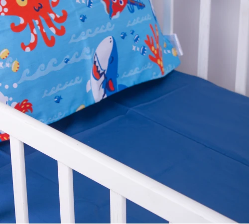 Простынь детская Сатин Kids Time 22-1314 Cerulean