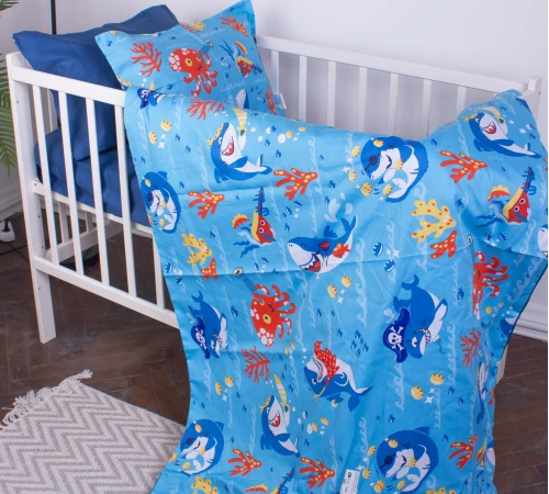 Пододеяльник детский Сатин Kids Time 22-1314 Cerulean