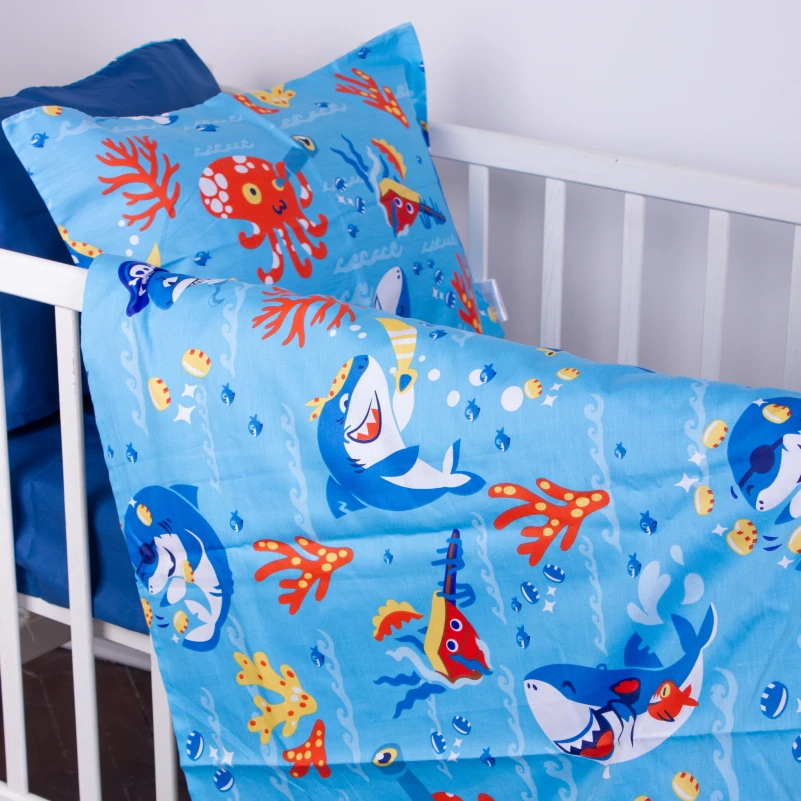 Комплект постільної білизни Сатин Kids Time 22-1314 Cerulean - 3