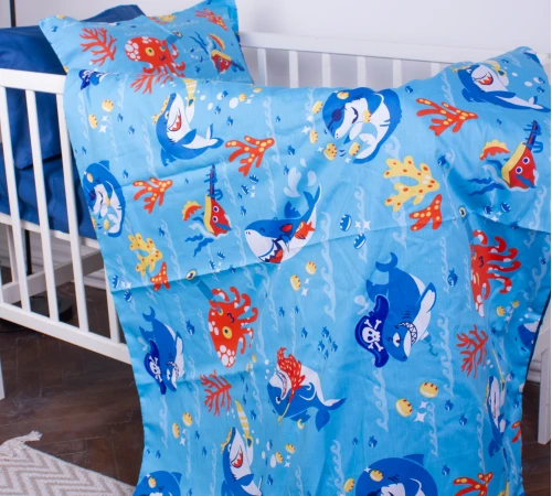 Пододеяльник детский Сатин Kids Time 22-1314 Cerulean - 2