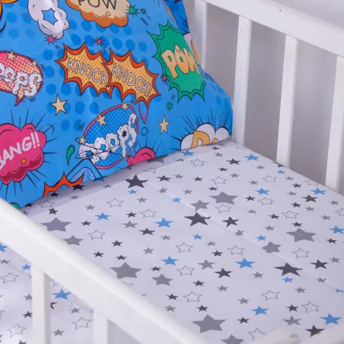 Простынь детская Бязь Kids Time 17-0511 Bombs