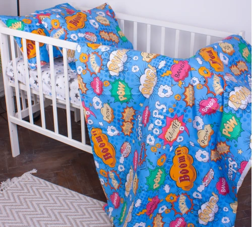 Підковдра дитяча Бязь Kids Time 17-0511 Bombs