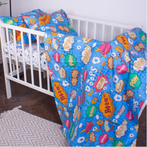 Підковдра дитяча Бязь Kids Time 17-0511 Bombs