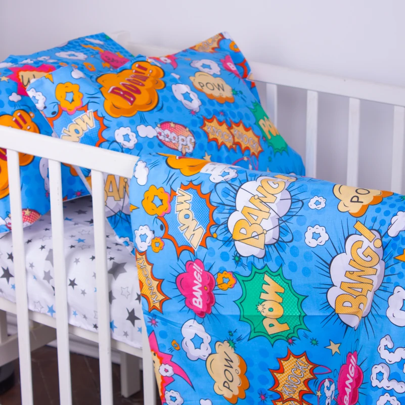 Комплект постільної білизни Бязь Kids Time 17-0511 Bombs - 7