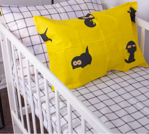 Простынь детская Бязь Kids Time 17-0572 Black Cat - 2