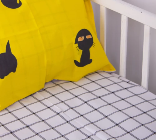 Простынь детская Бязь Kids Time 17-0572 Black Cat