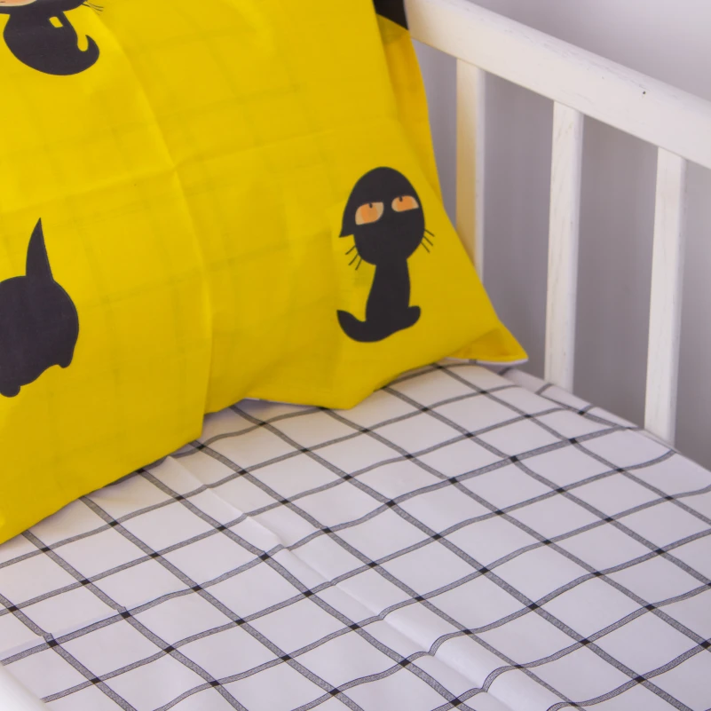 Простынь детская Бязь Kids Time 17-0572 Black Cat