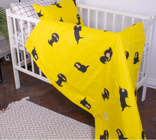 Пододеяльник детский Бязь Kids Time 17-0572 Black Cat