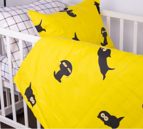 Пододеяльник детский Бязь Kids Time 17-0572 Black Cat - 2
