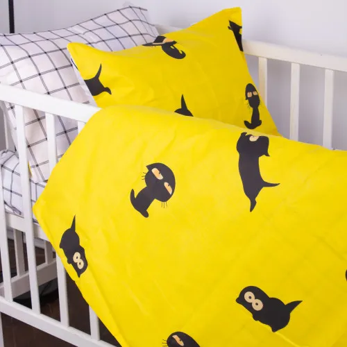 Підковдра дитяча Бязь Kids Time 17-0572 Black Cat - 2