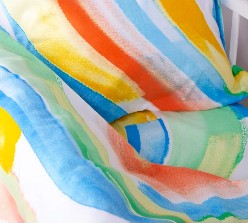 Простынь детская Бязь Kids Time 17-0577 Summer paint