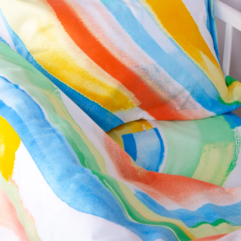 Простынь детская Бязь Kids Time 17-0577 Summer paint