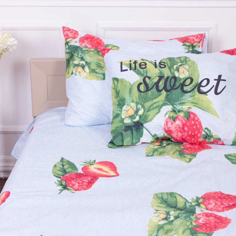 Комплект постельного белья Микрофибра принт 15-0604 Life is sweet  - 5