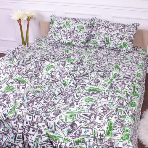 Комплект постільної білизни Мікрофібра принт 15-0214 Serbia  - 2