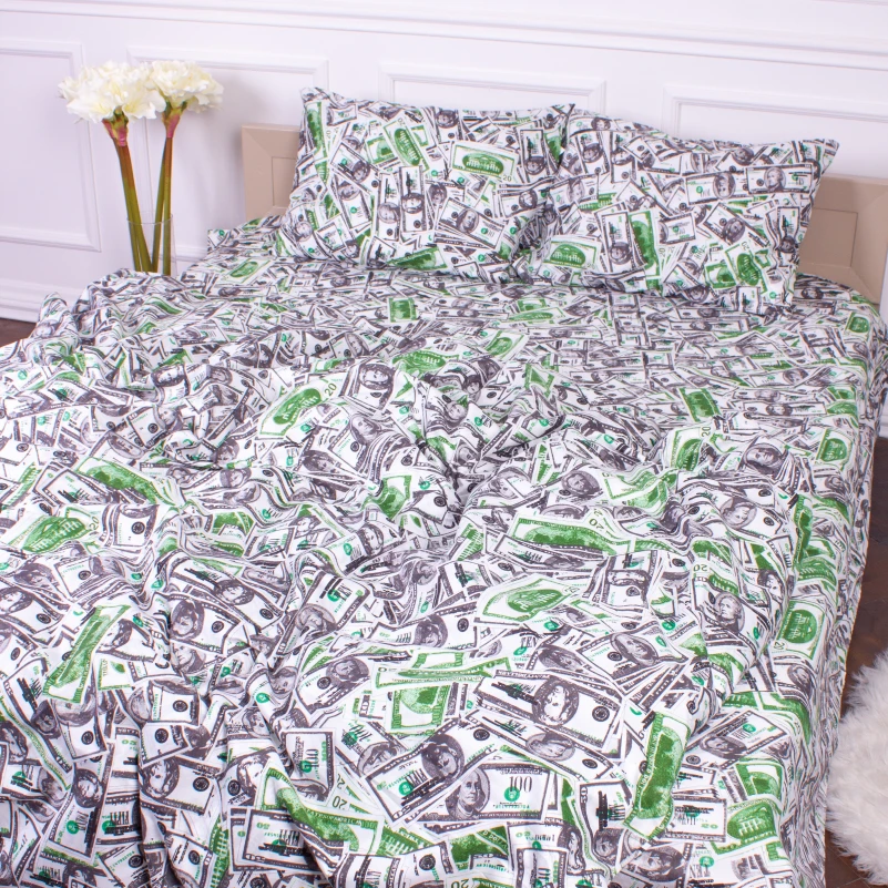 Комплект постельного белья Микрофибра принт 15-0214 Serbia  - 1