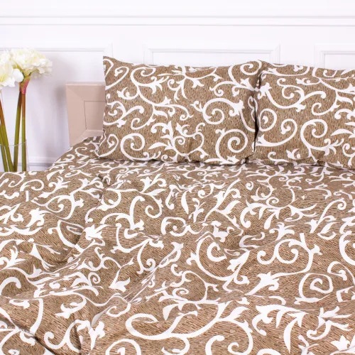 Підковдра Мікрофібра принт 15-0230 Latte  - 2