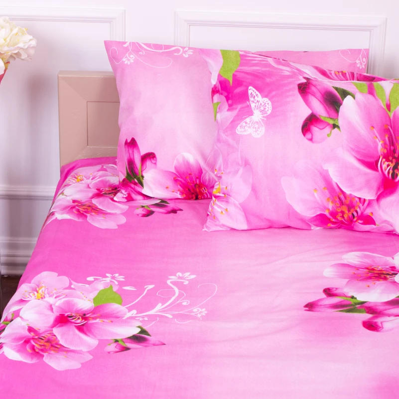 Комплект постільної білизни Мікрофібра принт 15-0292 Rosemary  - 5