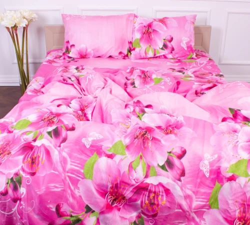 Комплект постельного белья Микрофибра принт 15-0292 Rosemary