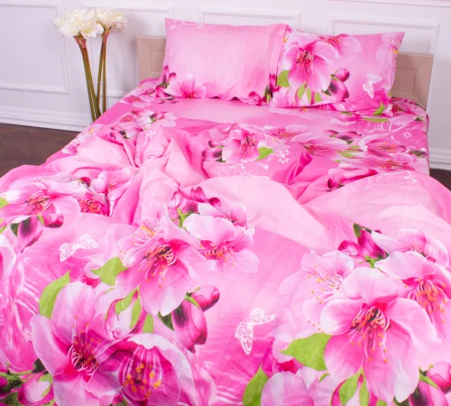 Комплект постельного белья Микрофибра принт 15-0292 Rosemary - 2