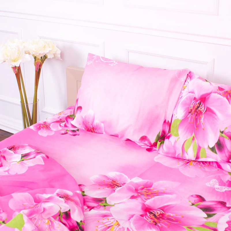 Комплект постільної білизни Мікрофібра принт 15-0292 Rosemary  - 4