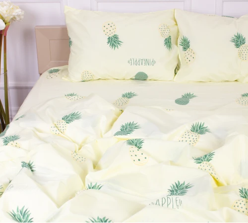 Комплект постельного белья Микрофибра принт 15-0602 Ananas  - 2