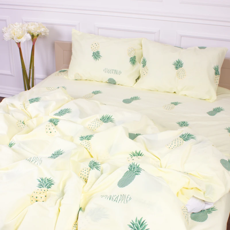 Комплект постельного белья Микрофибра принт 15-0602 Ananas  - 2