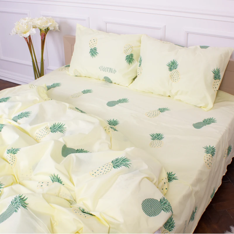 Комплект постельного белья Микрофибра принт 15-0602 Ananas  - 3