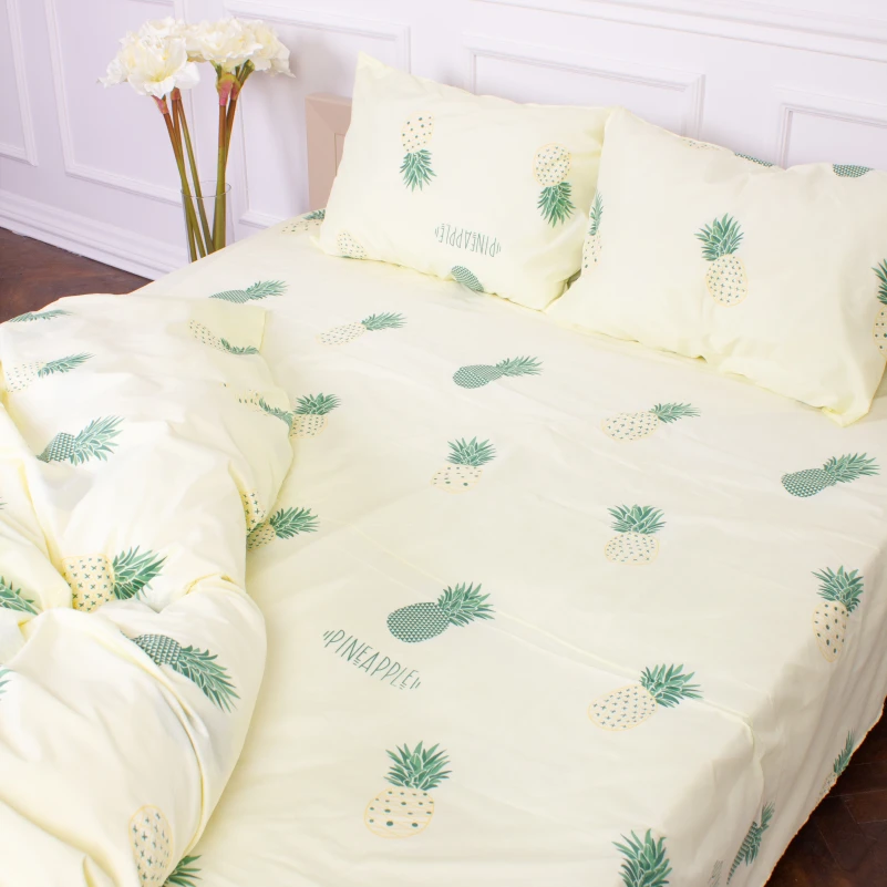 Комплект постельного белья Микрофибра принт 15-0602 Ananas  - 5