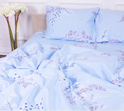 Комплект постельного белья Микрофибра принт 15-0278 Cornflower field  - 2