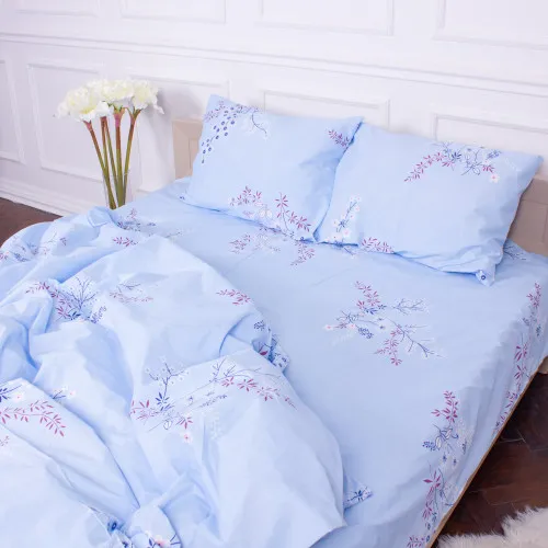 Пододеяльник Микрофибра принт 15-0278 Cornflower field  - 2