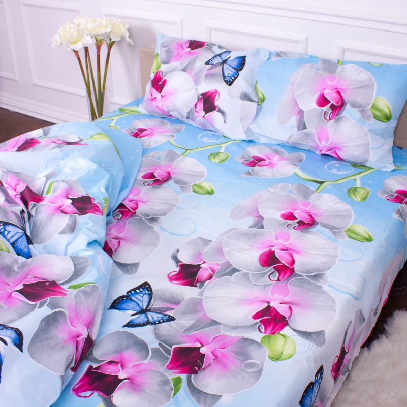 Комплект постельного белья Микрофибра принт 15-0151 Austria  - 5