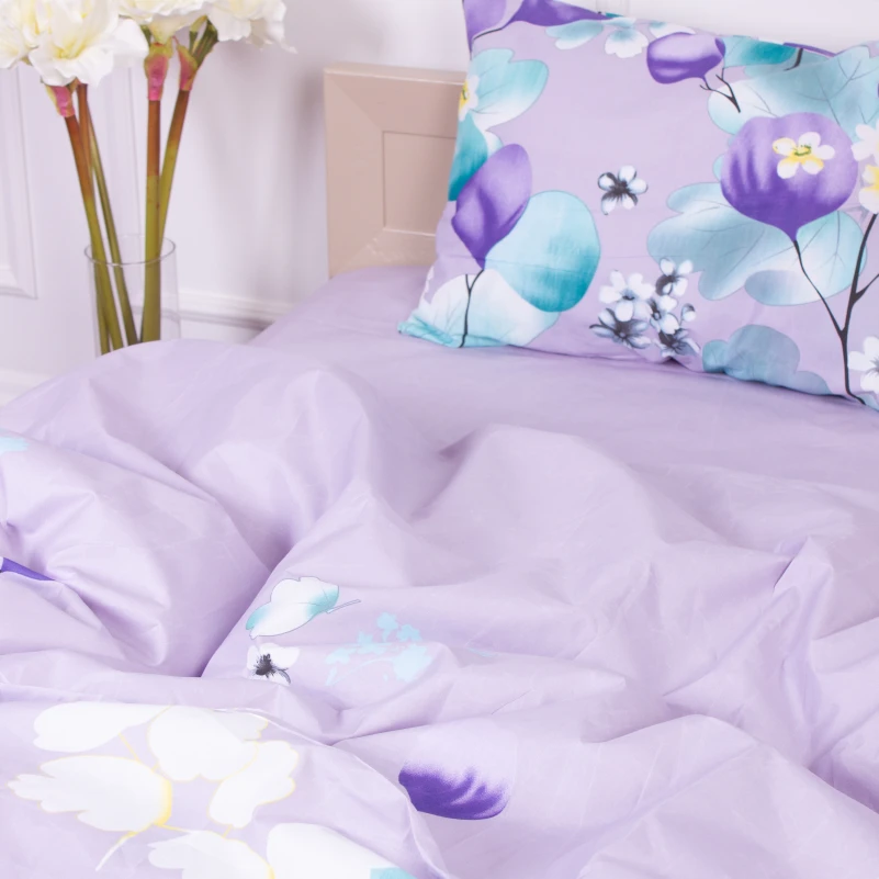 Комплект постельного белья Микрофибра принт 15-0246  - 1