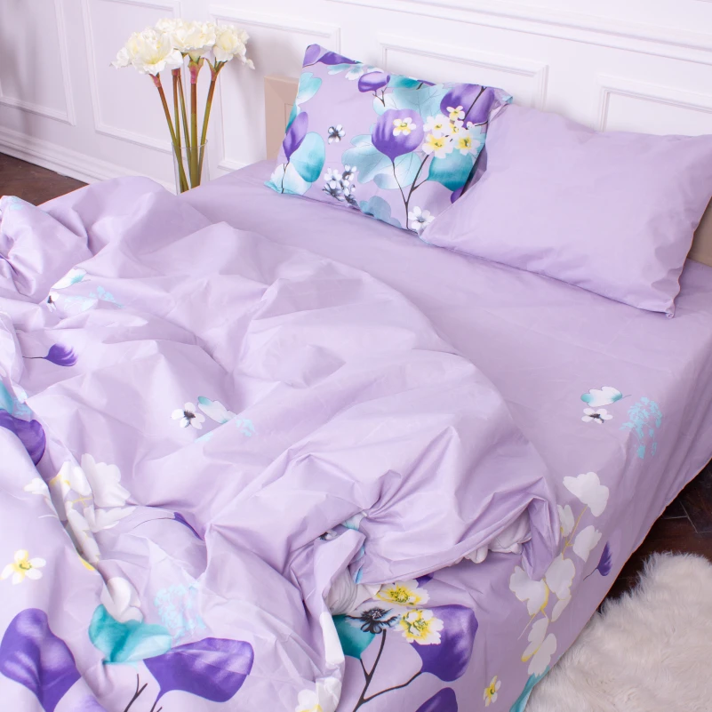 Комплект постельного белья Микрофибра принт 15-0246  - 3