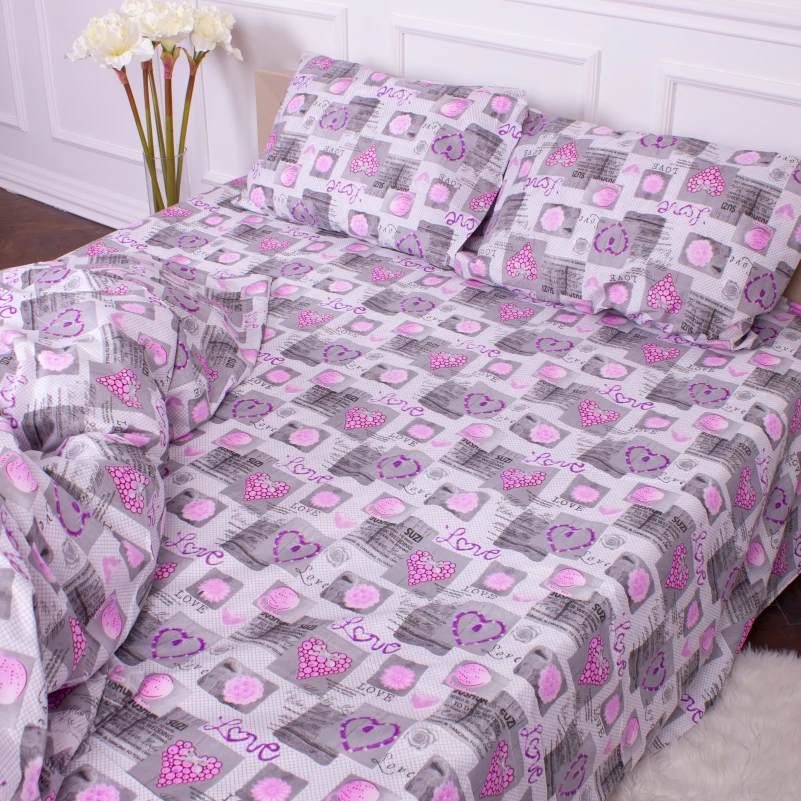 Комплект постельного белья Микрофибра принт 15-0119 Dancer  - 3