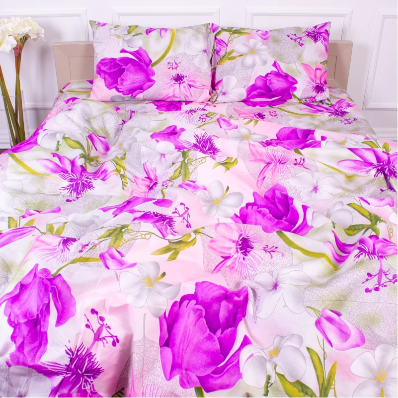 Комплект постельного белья Микрофибра принт 15-0056 Lumpur 