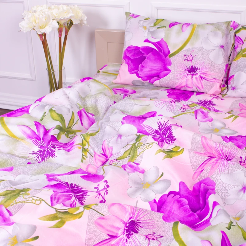 Комплект постельного белья Микрофибра принт 15-0056 Lumpur  - 1