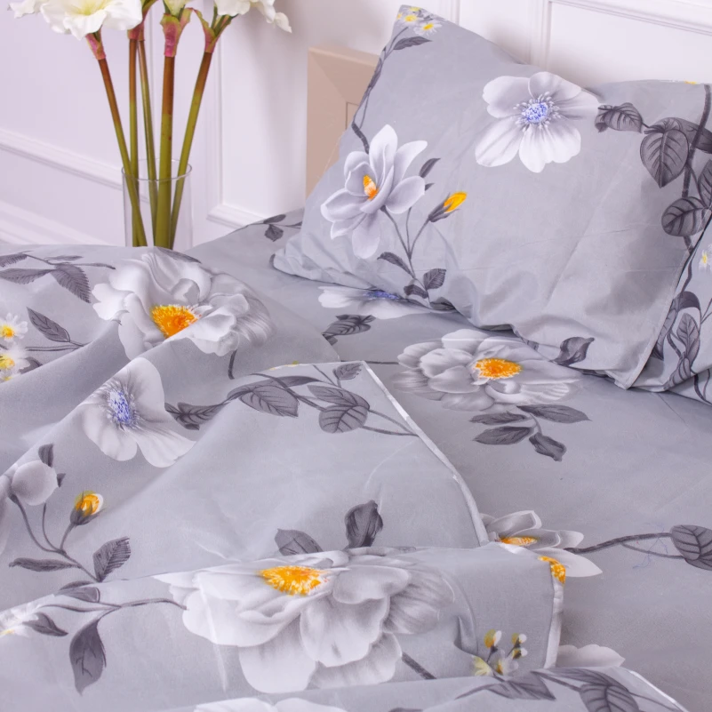 Комплект постельного белья Микрофибра принт 15-0235 Dulness  - 4