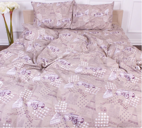 Комплект постельного белья Микрофибра принт 15-0229 Cappuccino 